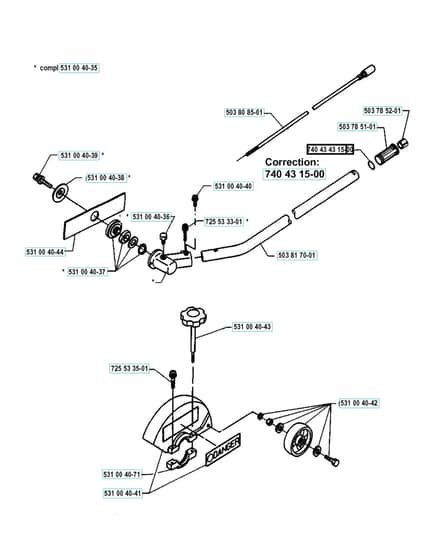 Husqvarna 225RDEDGERATTACHMENT - 1995-Current - Product Complete
