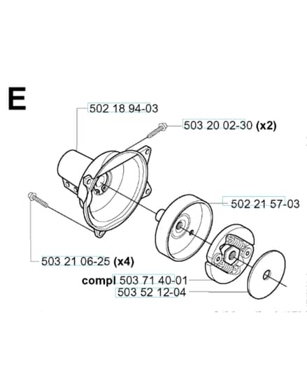 Husqvarna 225RJ - 2000-Current - Clutch