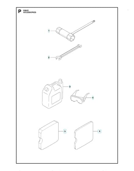 Husqvarna 226HD60S - Accessories