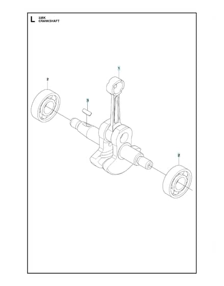 Husqvarna 226K - Crankshaft
