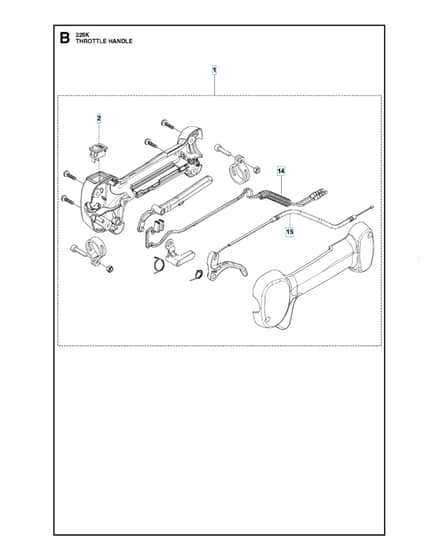Husqvarna 226K - Throttle Controls