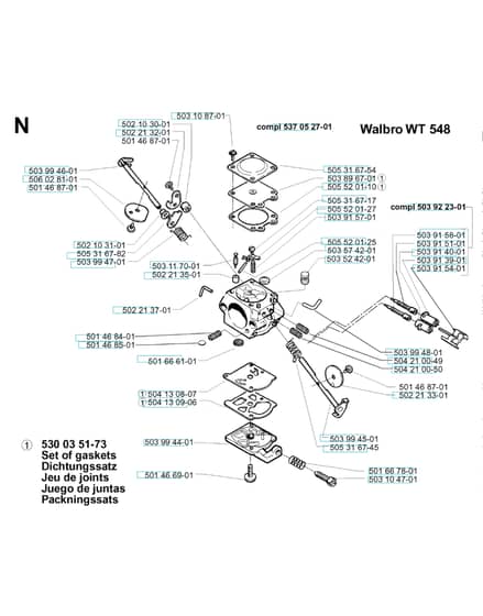 Husqvarna 227R - 1999-2000 - Carburetor Details