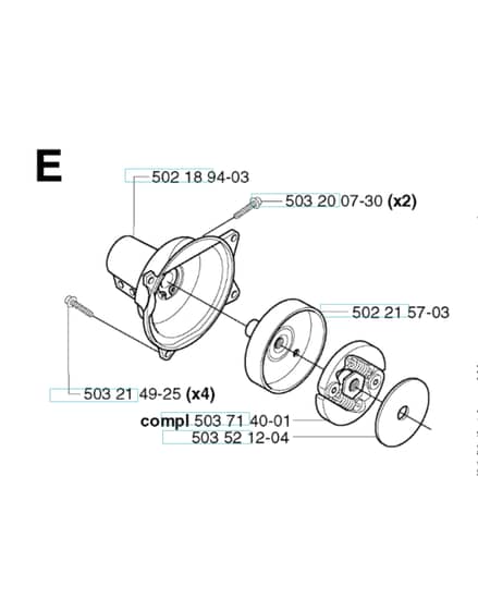 Husqvarna 227R - 2002-Current - Clutch