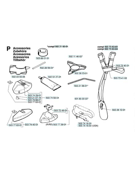 Husqvarna 227RD - 1999-2000 - Accessories