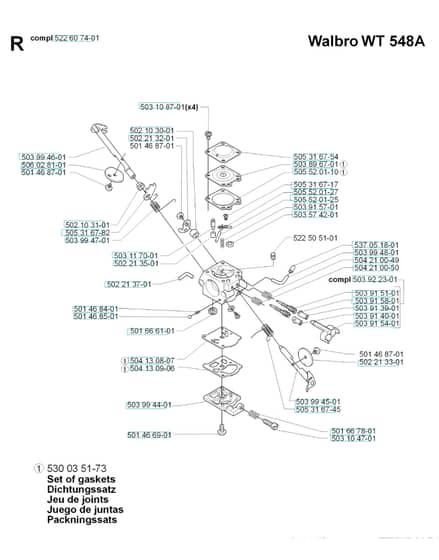 Husqvarna 232 L - Carburetor Details