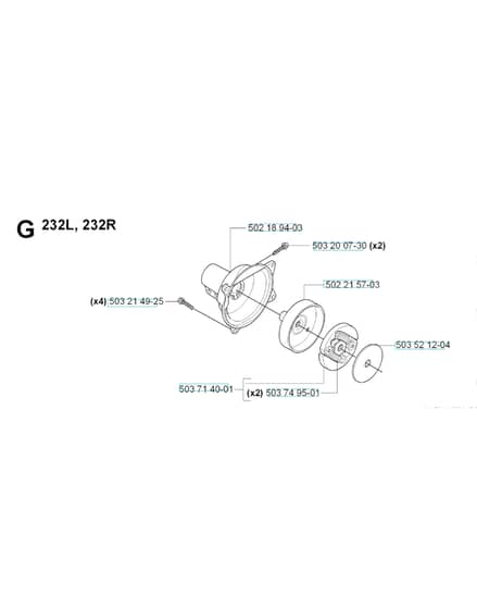 Husqvarna 232 L - Clutch
