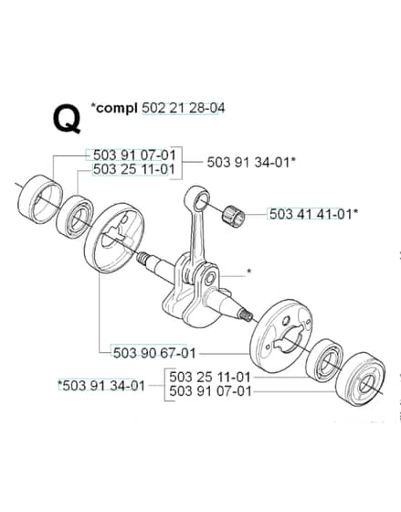 Husqvarna 232 L - Crankshaft