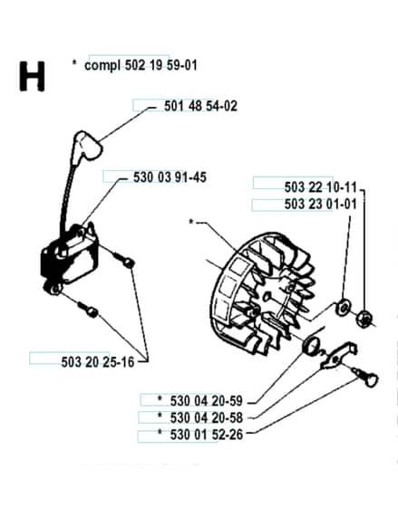 Husqvarna 232R - 1994-1995 - Ignition System