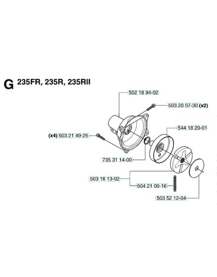 Husqvarna 232R - 2006-2014 - Clutch 2