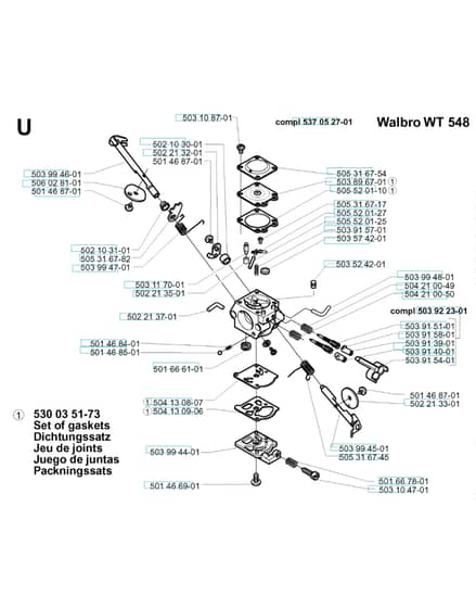 Husqvarna 232RJ - 2000-4 - Carburetor Details