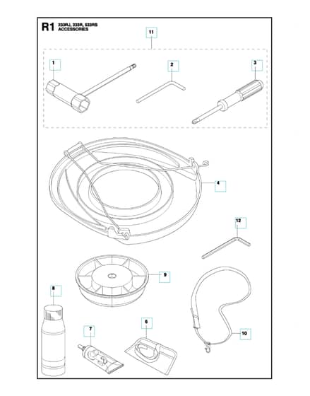 Husqvarna 233RJ - Accessories