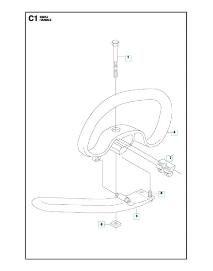 Husqvarna 233RJ - Handle