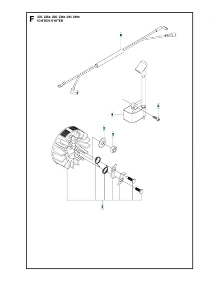 Husqvarna 235 - 2014-Current - Ignition System