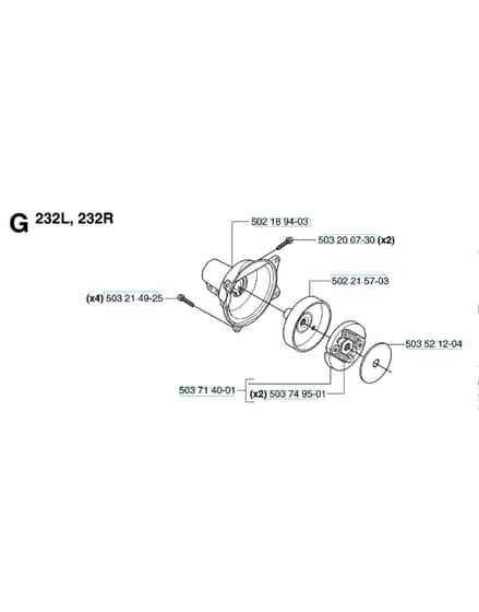 Husqvarna 235FR - 2007-2009 - Clutch 2