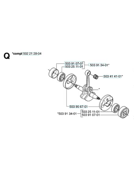 Husqvarna 235FR - 2007-2009 - Crankshaft