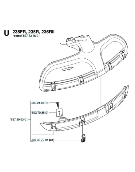 Husqvarna 235FR - 2007-2009 - Guards 2