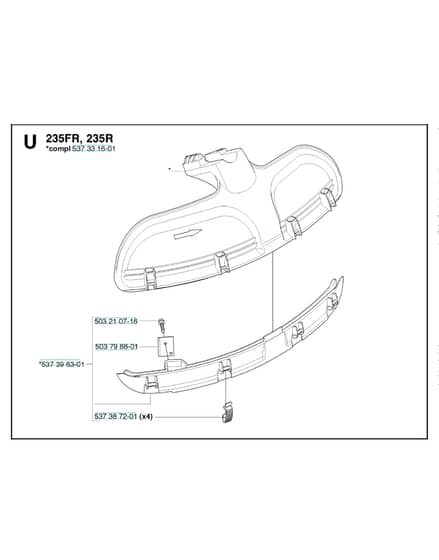 Husqvarna 235FR - 2009-Current - Guards 2