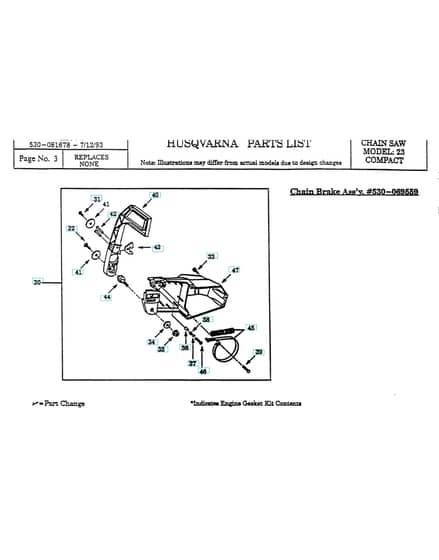 Husqvarna 23COMPACT - 1993-1 - Chain Brake