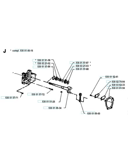 Husqvarna 23 L - Crankshaft