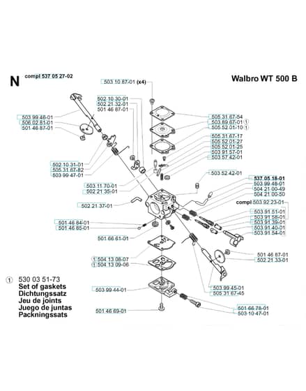 Husqvarna 240RBD - 2000-Current - Carburetor Details