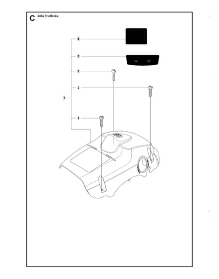 Husqvarna 240E-SERIESTRIOBRAKE - Cover