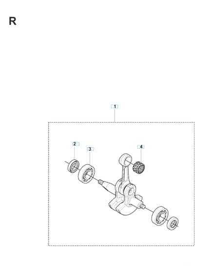 Husqvarna 241RJ - Crankshaft