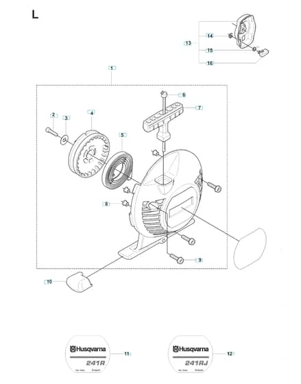 Husqvarna 241RJ - Starter