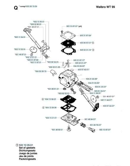 Husqvarna 245R - 2002-Current - Carburetor Details