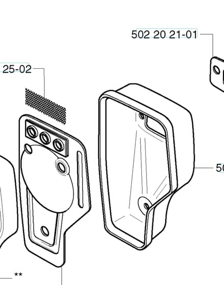 Husqvarna 245RX - 2002-Current - Muffler