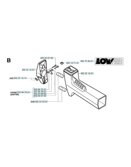 Husqvarna 245RX - 2002-Current - Tower