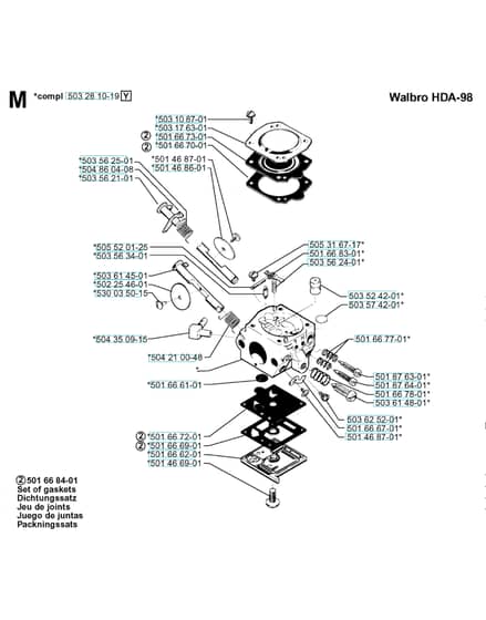 Husqvarna 246 - 2001-Current - Carburetor Details