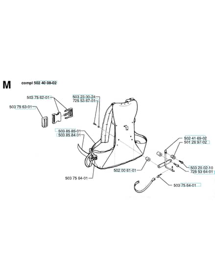 Husqvarna 250PS - 1996-2 - Harness