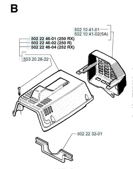 Husqvarna 250RX - 1997-Current - Cylinder Cover