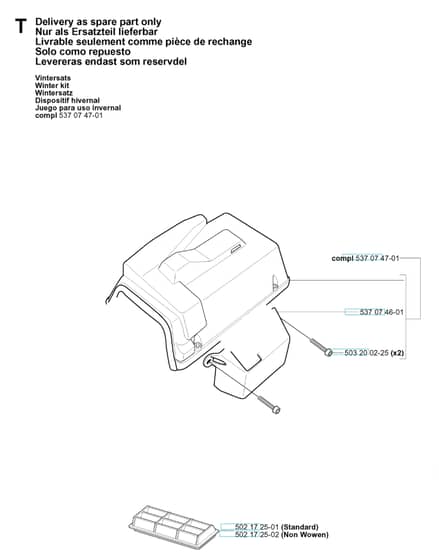 Husqvarna 252RX from 20144900001-Current - Accessories 2