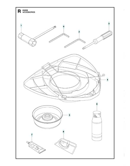 Husqvarna 253RB - 2018-Current - Accessories