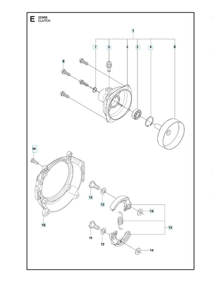 Husqvarna 253RB - 2018-Current - Clutch