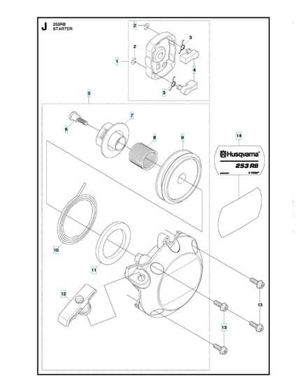 Husqvarna 253RB - 2018-Current - Starter