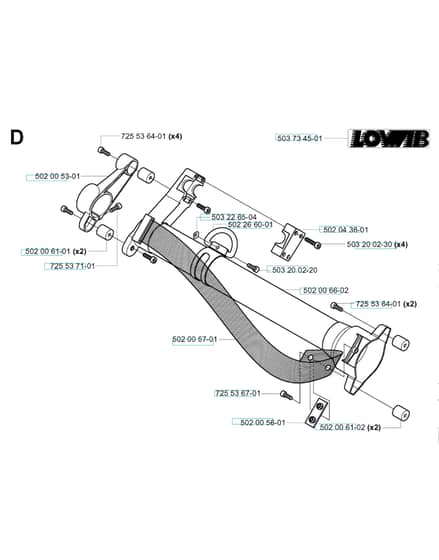 Husqvarna 265RX from 20144900001-Current - Tower