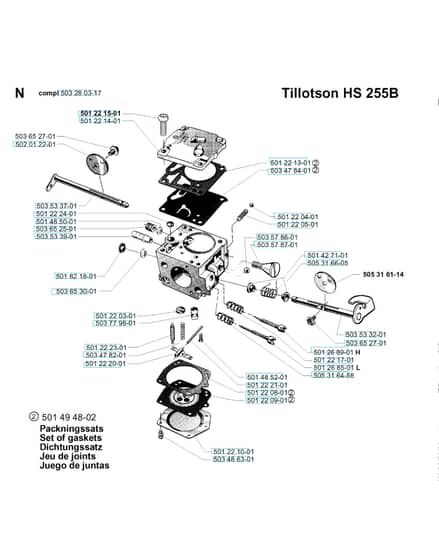 Husqvarna 268K - Carburetor Details
