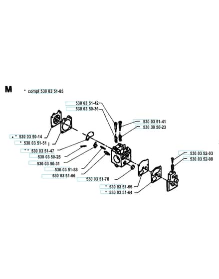 Husqvarna 26 L - Carburetor Details