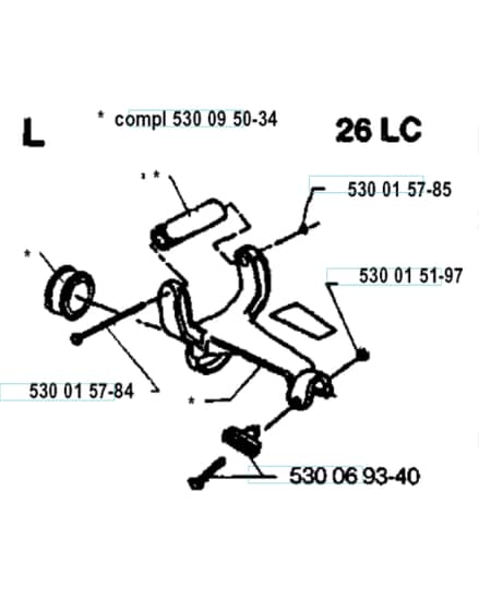 Husqvarna 26 L - Handle 2