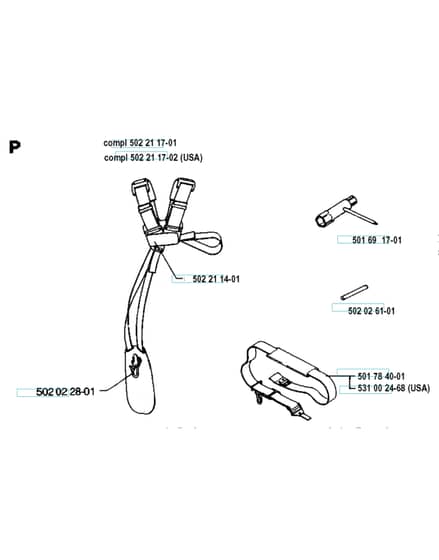Husqvarna 26 L - Harness