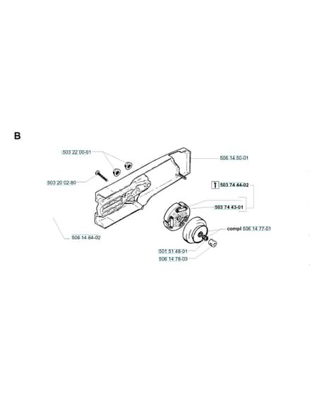 Husqvarna 272K - Clutch