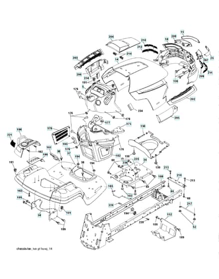 Husqvarna 2754Gls - Chassis & Frame