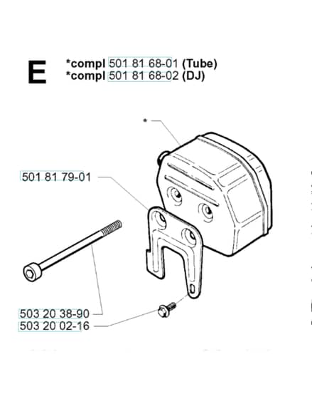 Husqvarna 288 - 2001-Current - Muffler 2