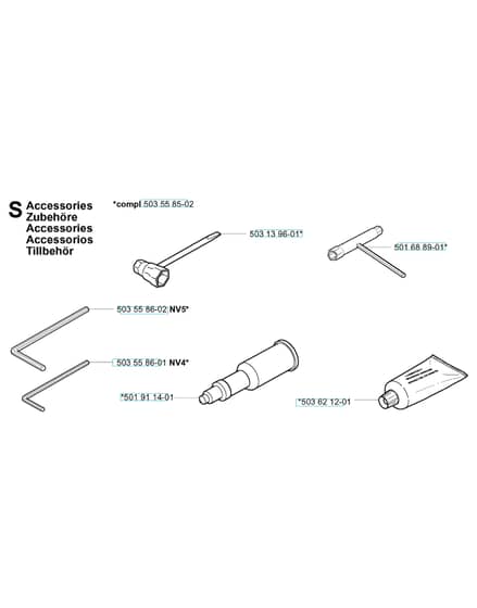 Husqvarna 3120 - 2001-Current - Accessories