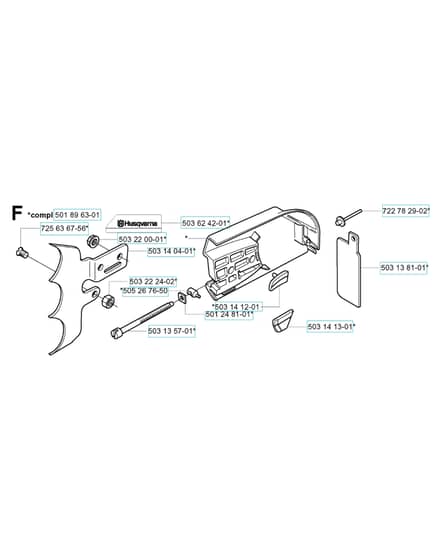 Husqvarna 3120 - 2001-Current - Muffler