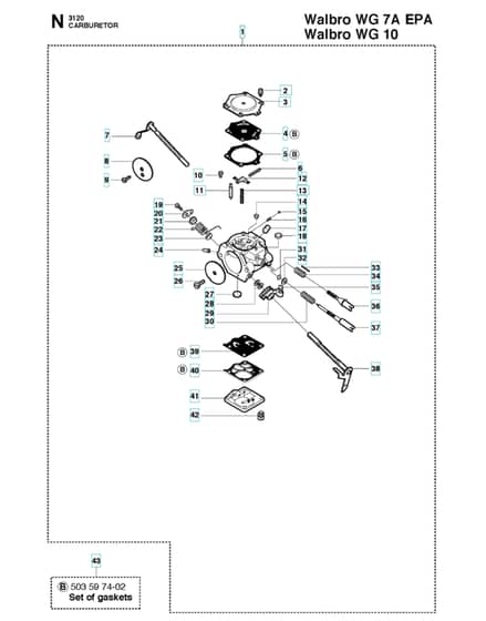 Husqvarna 3120XP - Carburetor