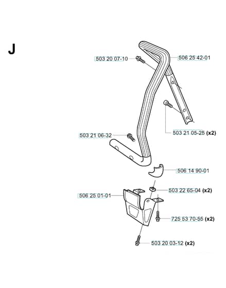Husqvarna 3120K - Handle