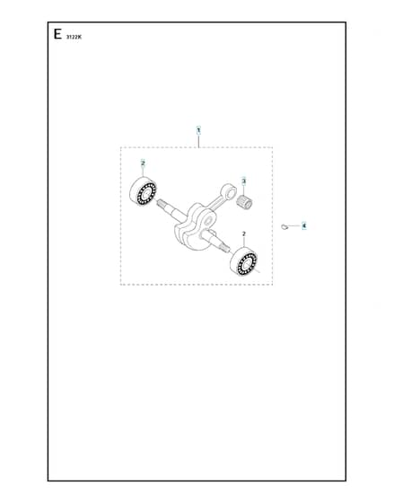 Husqvarna 3122K - Crankshaft